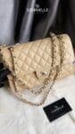 Chanel CF25 Beige Caviar GHW