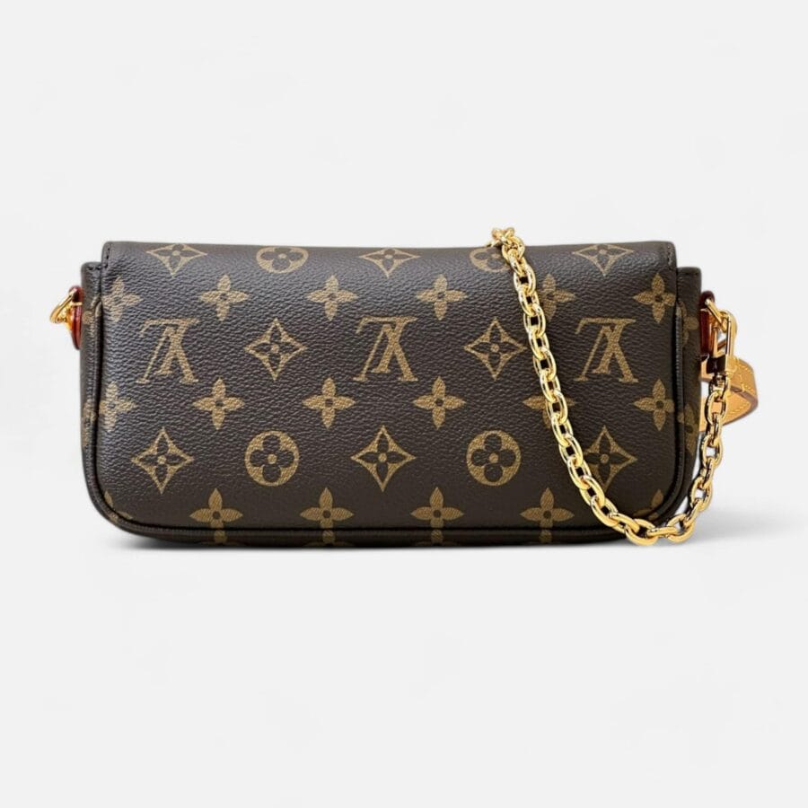 Túi Xách Nữ Louis Vuitton Ivy Màu Nâu Da Monogram Canvas - Image 4