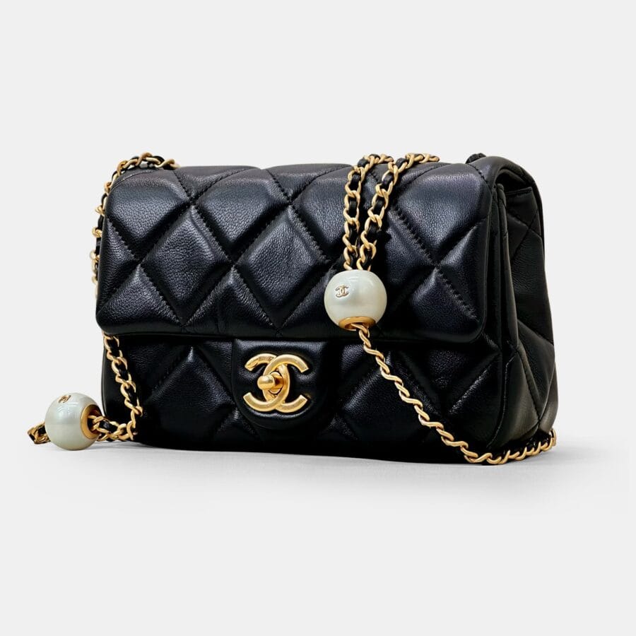 Túi xách nữ Chanel 24S Mini Flap Bag Pearl Ball - Image 2