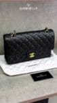 Chanel Classic Medium Black Caviar CF25