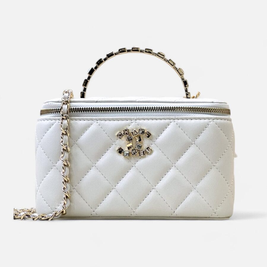 Túi Xách Nữ Chanel Vanity 24P Lambskin Case Bag