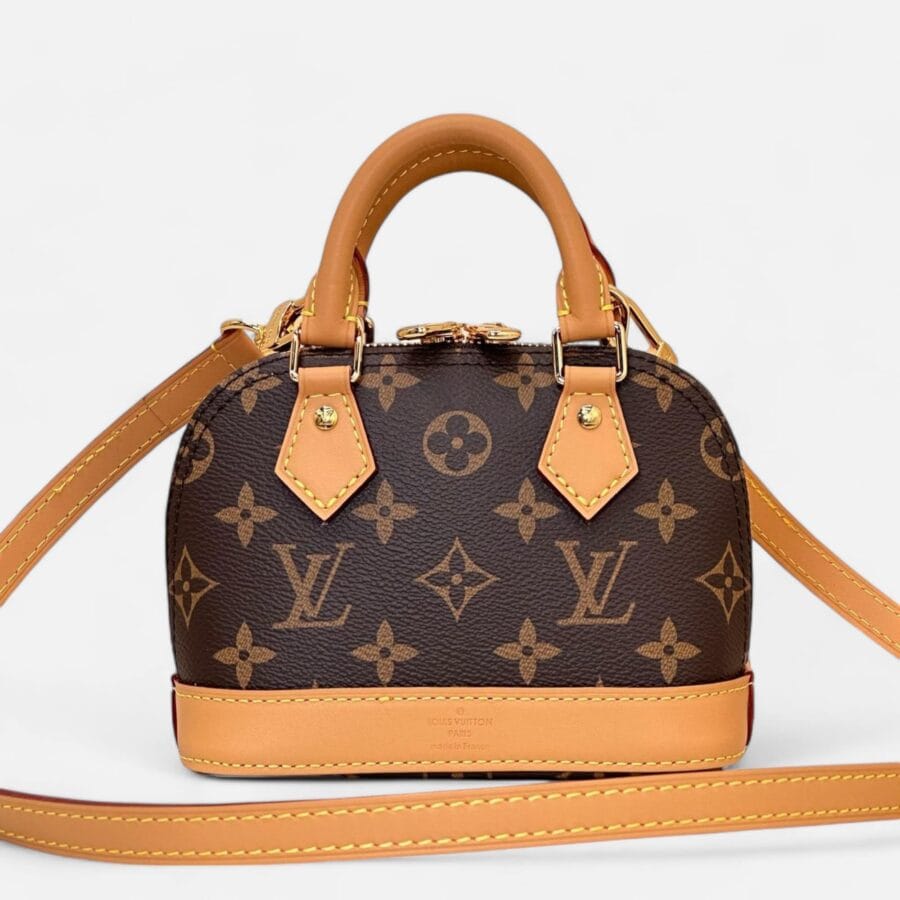 Túi Xách Nữ LV Monogram Nano Alma Màu Nâu