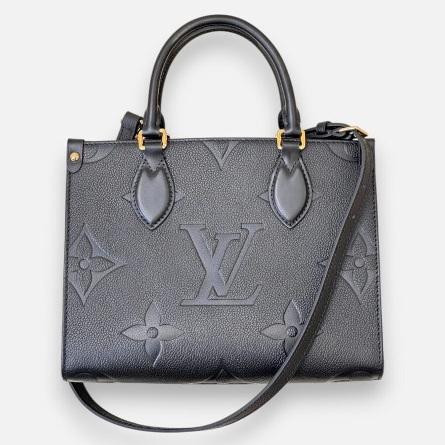 Túi xách Louis Vuitton Onthego PM màu đen da bê