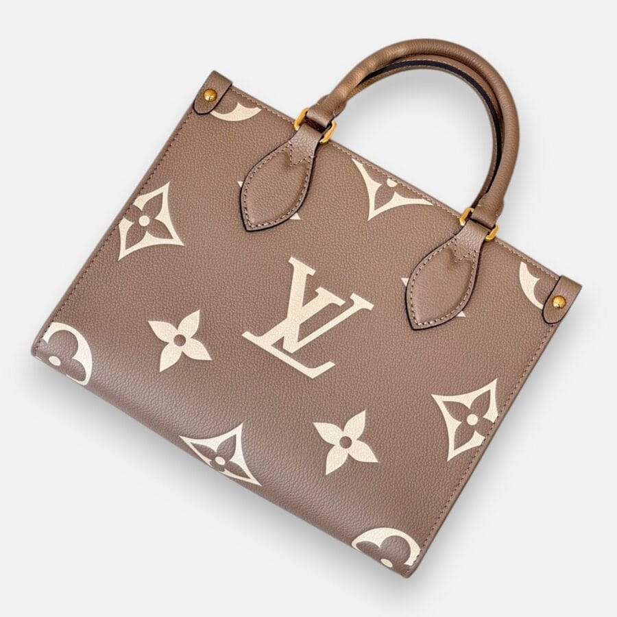 Túi xách Louis Vuitton Onthego PM màu nâu da bê - Image 2