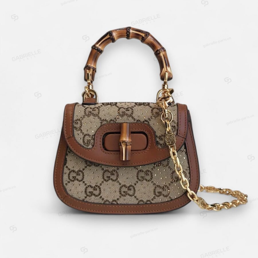 Túi xách Gucci Bamboo 1947 GG Monogram Canvas