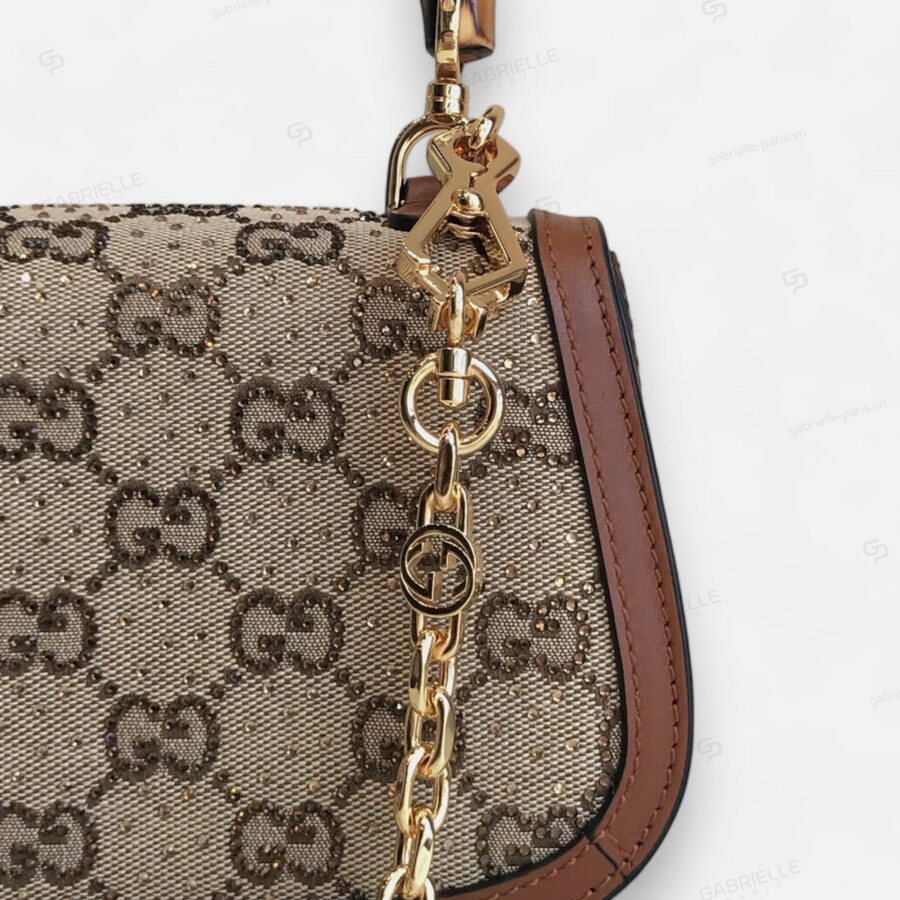 Túi xách Gucci Bamboo 1947 GG Monogram Canvas - Image 3