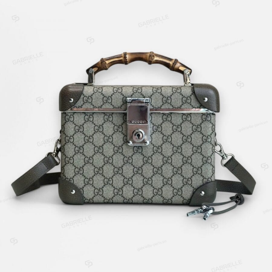 Túi xách Gucci Globe Trotter Beauty Case Canvas GG Supreme