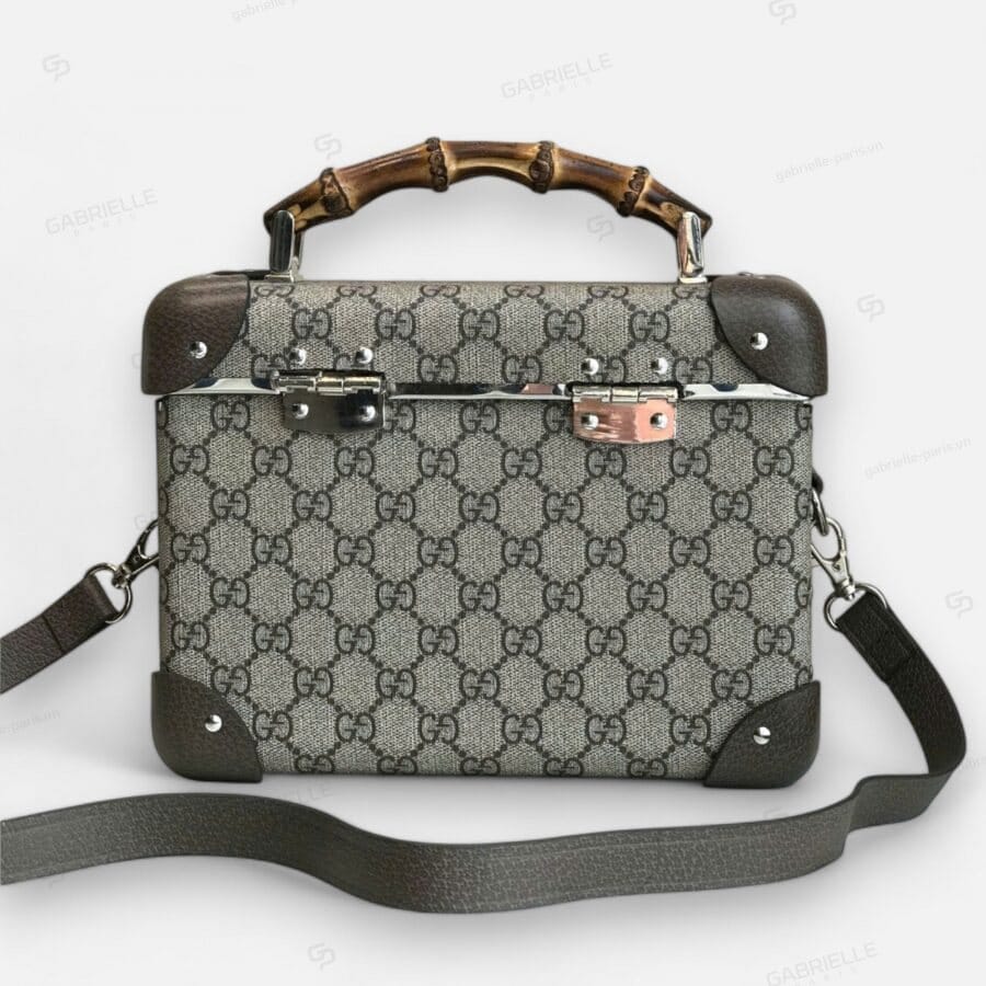 Túi xách Gucci Globe Trotter Beauty Case Canvas GG Supreme - Image 4