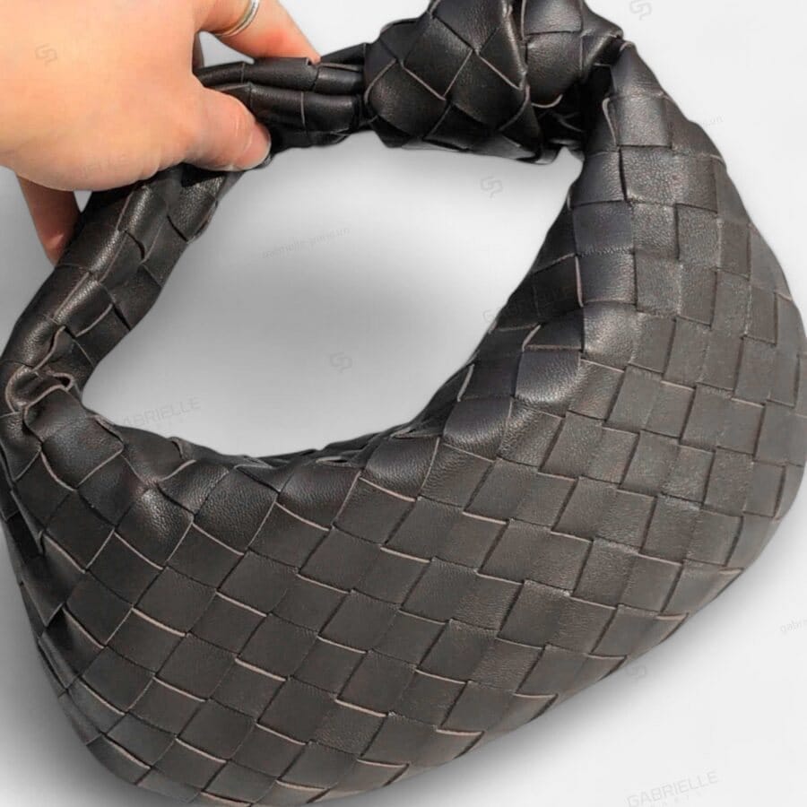 Túi xách Bottega Veneta 25S màu Xám đen da Bò - Image 3