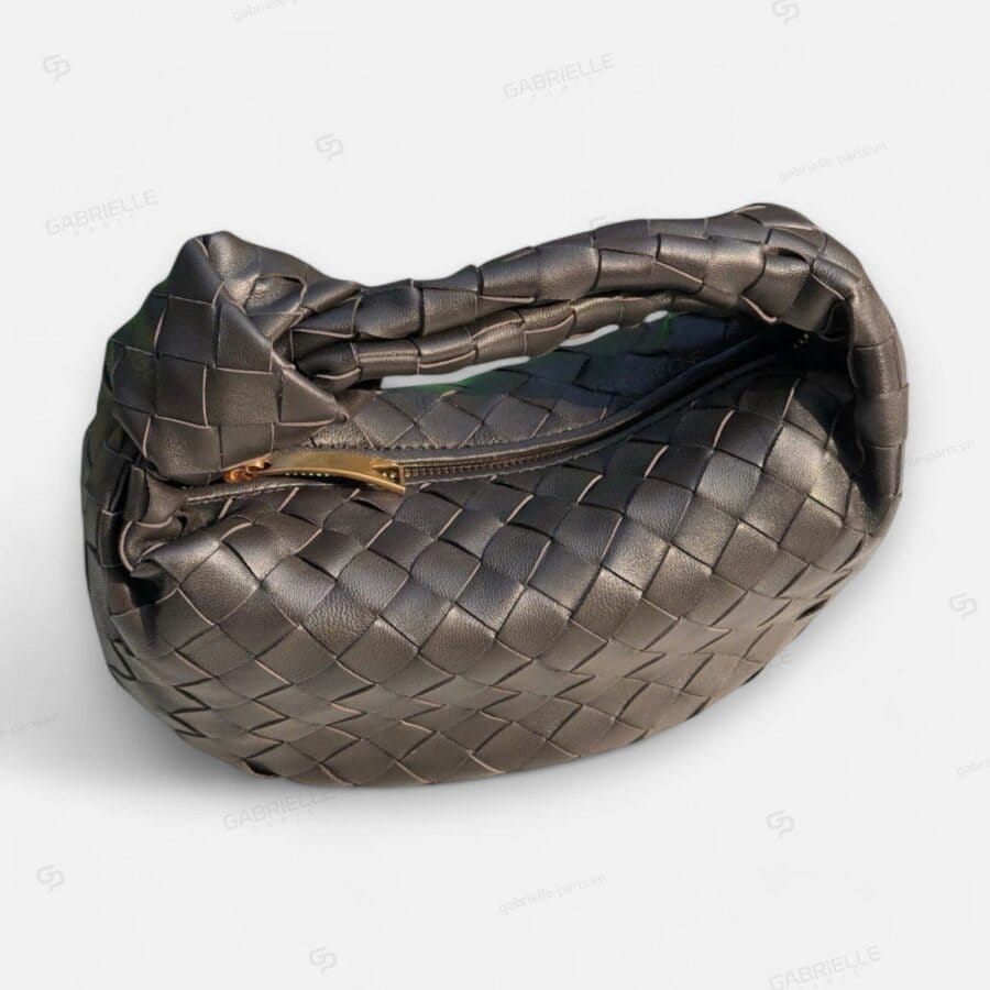 Túi xách Bottega Veneta 25S màu Xám đen da Bò - Image 4