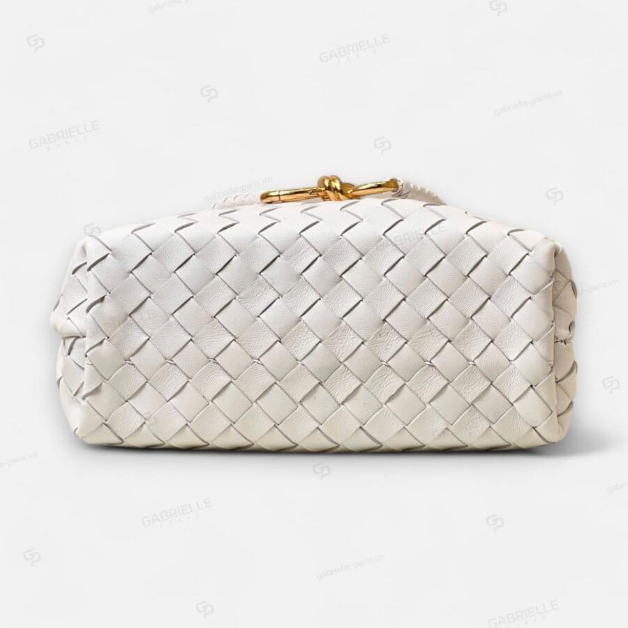 Túi xách Bottega Veneta Andiamo màu Trắng da Cừu Nappa - Image 3