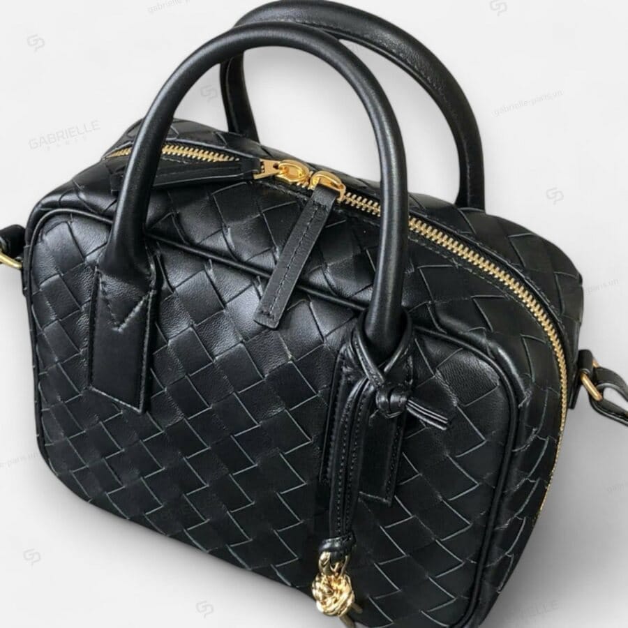 Túi xách Bottega Veneta Getaway màu Đen da Nappa - Image 2