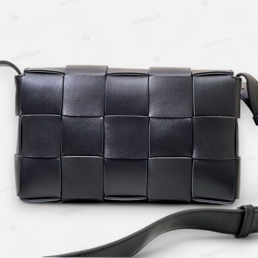 Túi xách Bottega Veneta Intrecciato màu Đen da Bò - Image 5