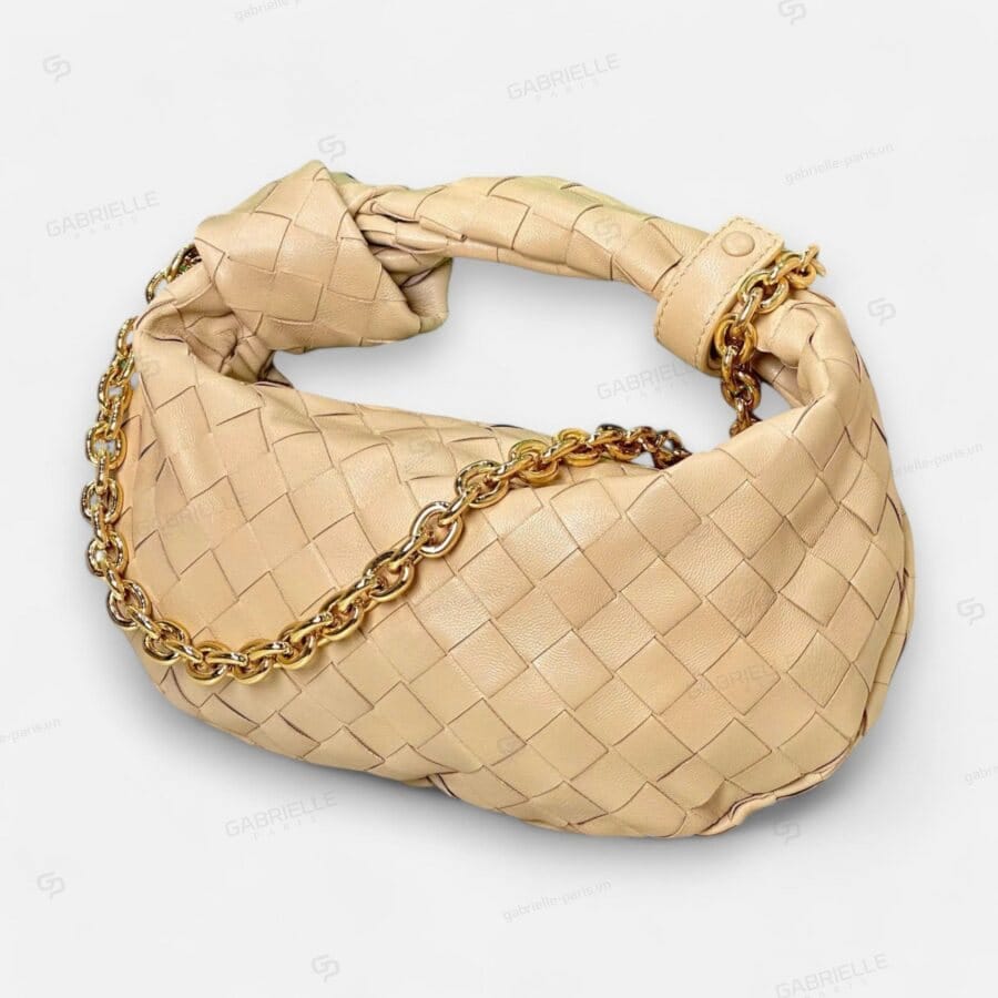 Túi xách Bottega Veneta Jodie Mini màu Nâu da Nappa - Image 2