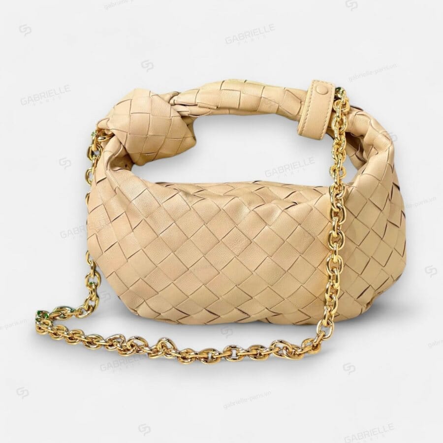 Túi xách Bottega Veneta Jodie Mini màu Nâu da Nappa - Image 7