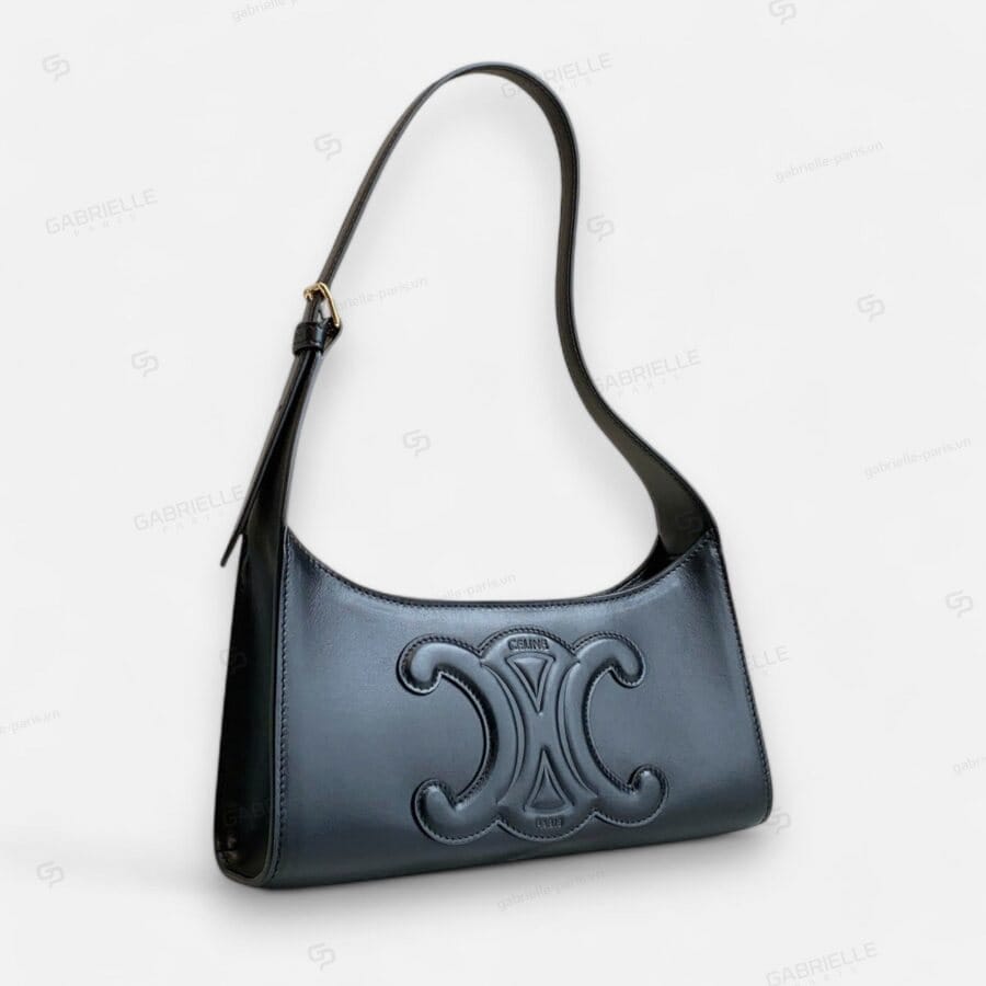 Túi xách Celine Monobloc Bag màu Đen da Bê - Image 2