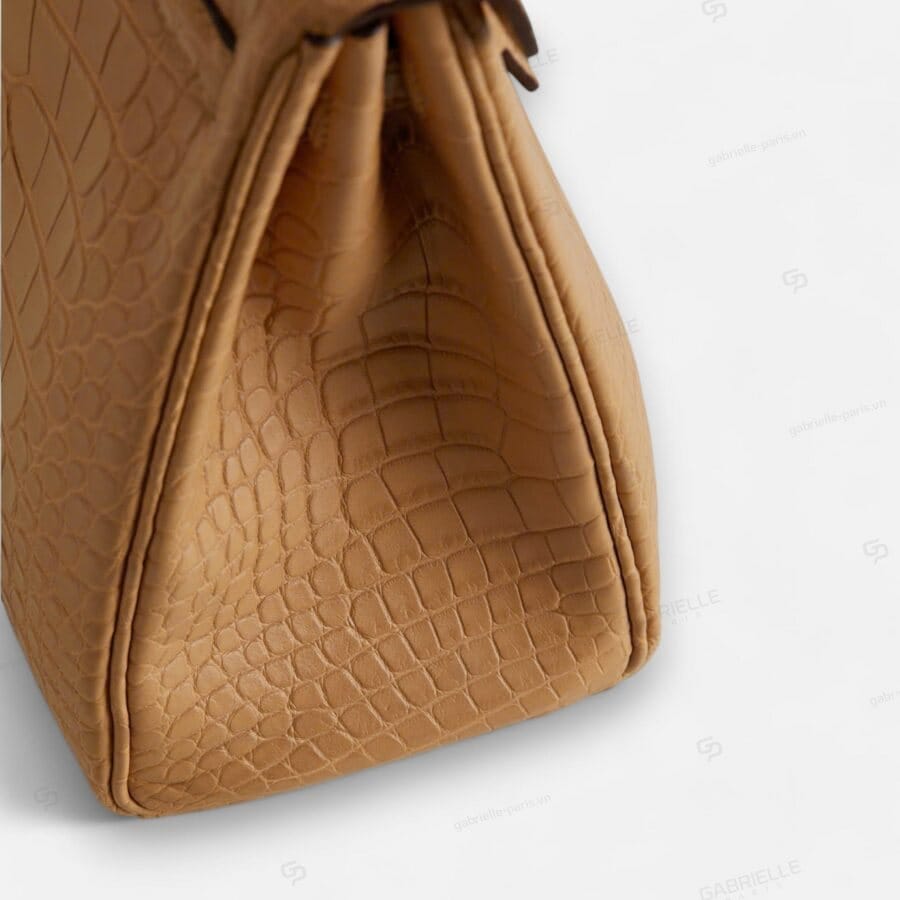 Túi xách Hermes Kelly 25 0M Chai GHW Alligator - Image 8