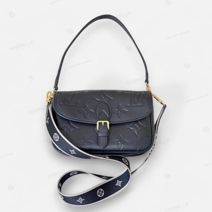 Túi xách Louis Vuitton Diane Monogram Empreinte màu Đen - Image 7