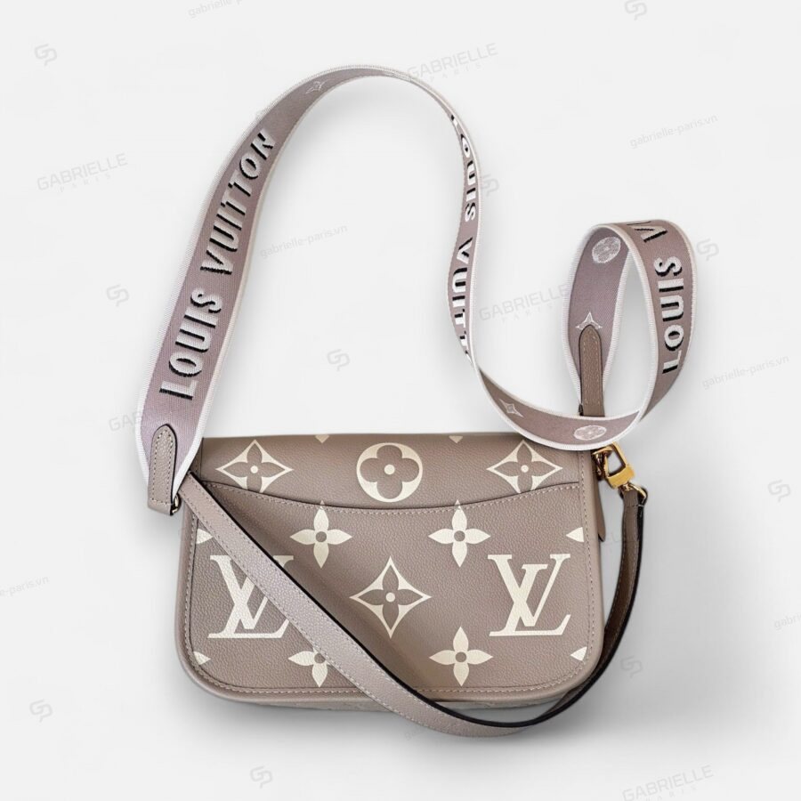 Túi xách Louis Vuitton Diane Monogram Empreinte màu Xám - Image 4