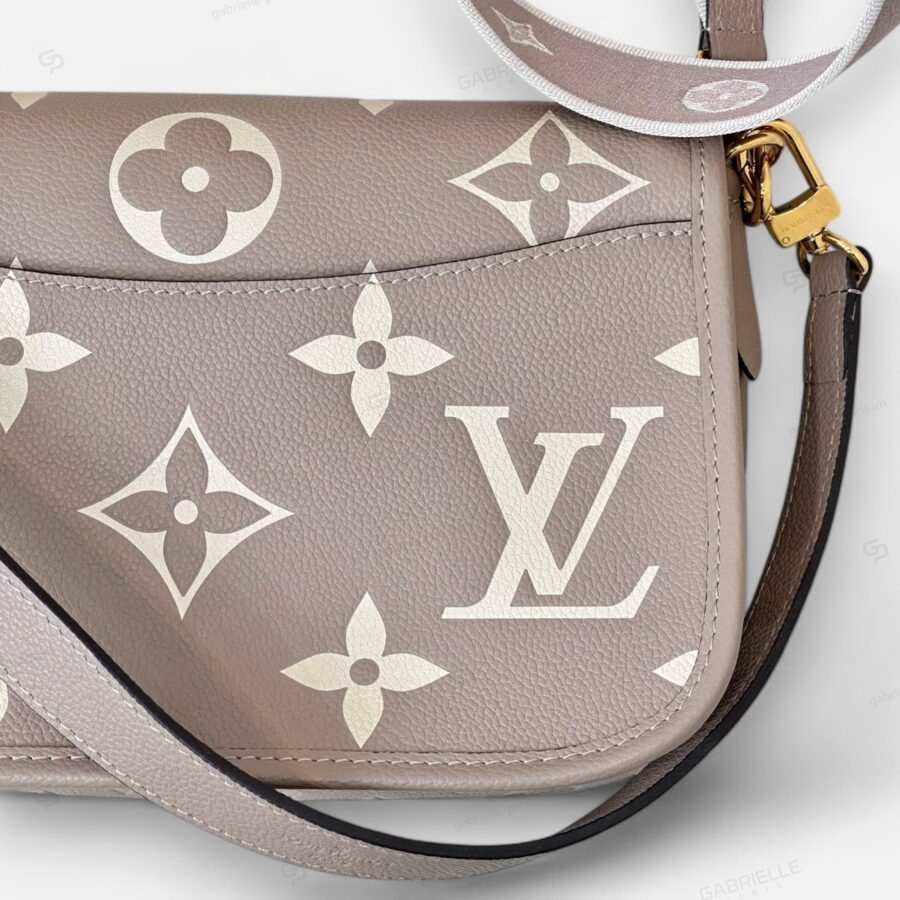 Túi xách Louis Vuitton Diane Monogram Empreinte màu Xám - Image 3