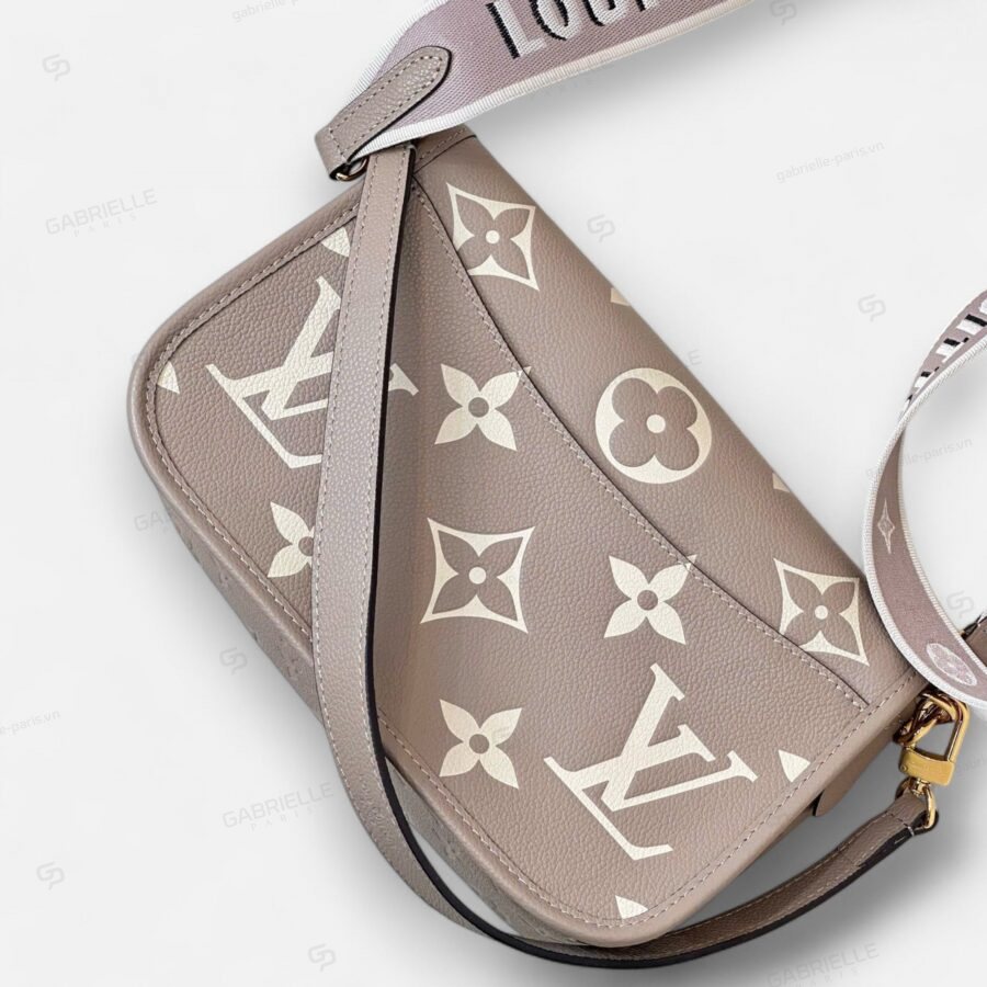 Túi xách Louis Vuitton Diane Monogram Empreinte màu Xám - Image 5