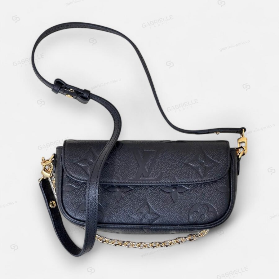 Túi xách Louis Vuitton Ivy WOC Monogram Empreinte màu Đen