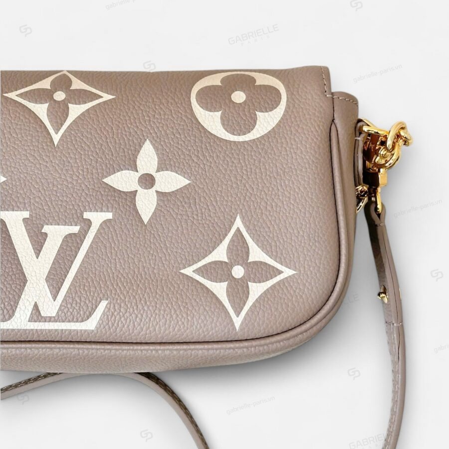 Túi xách Louis Vuitton Ivy WOC Monogram Empreinte màu Xám - Image 3